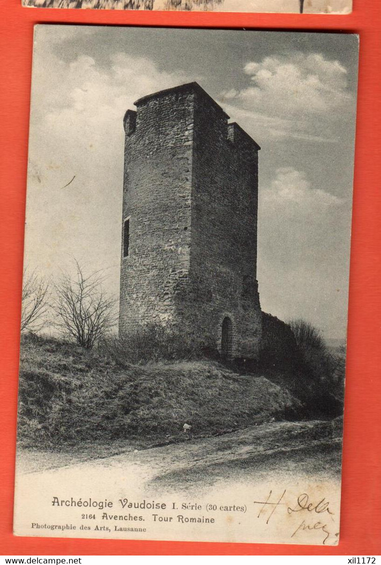 ZBI-32 Avenches, Archéologie, Tour Romaine. Des Arts2164. Circulé 1903 Dos Simple - Avenches