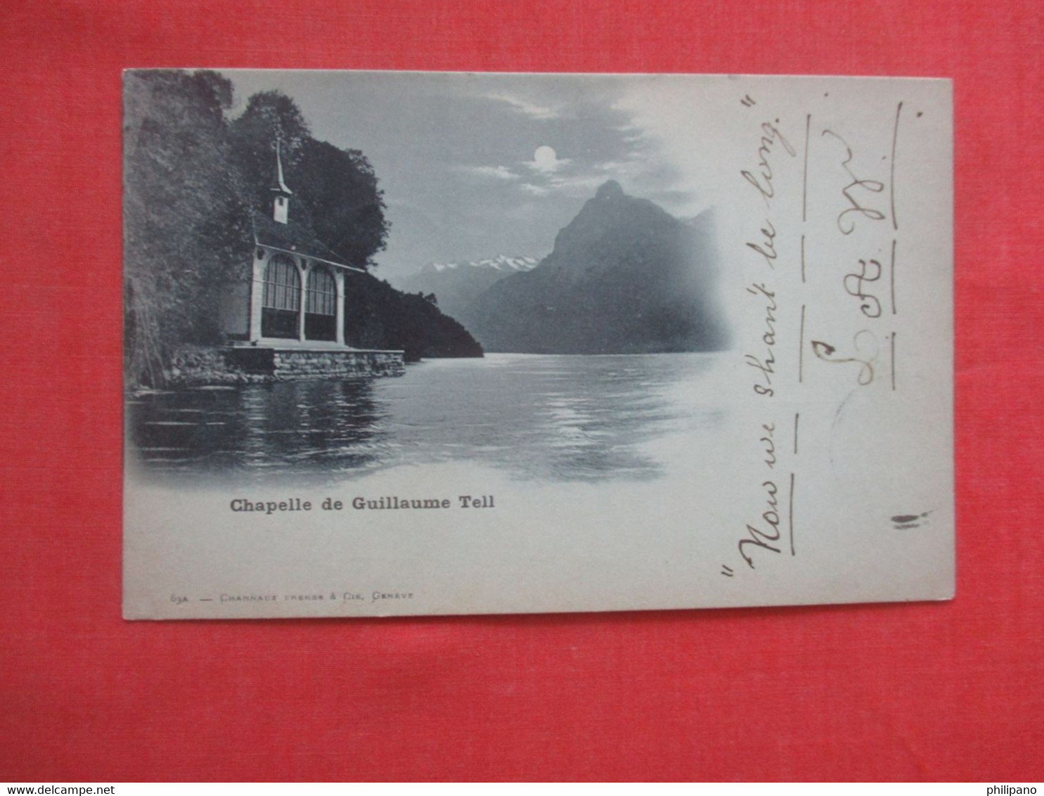 Switzerland >  Chapelle De Guillaume Tell   Stamp & Cancel      Ref 4423 - Chapelle