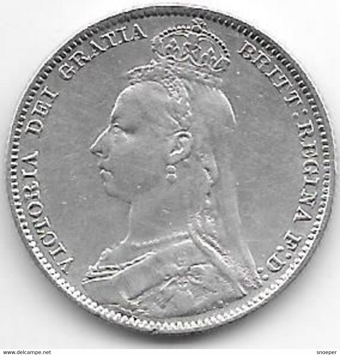 *great Britain 1 Shilling  1890  Km 774     Vf+   Catalog Val 35$ - I. 1 Shilling