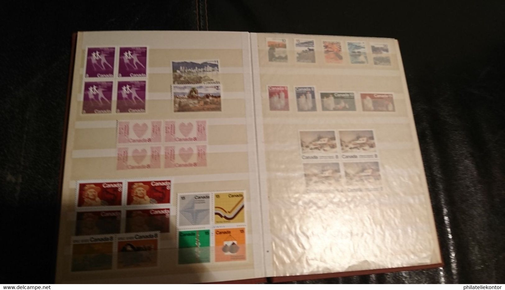 Sammlung Kanada 1969-1974 ** Meist VB+ZD - Vollständige Jahrgänge
