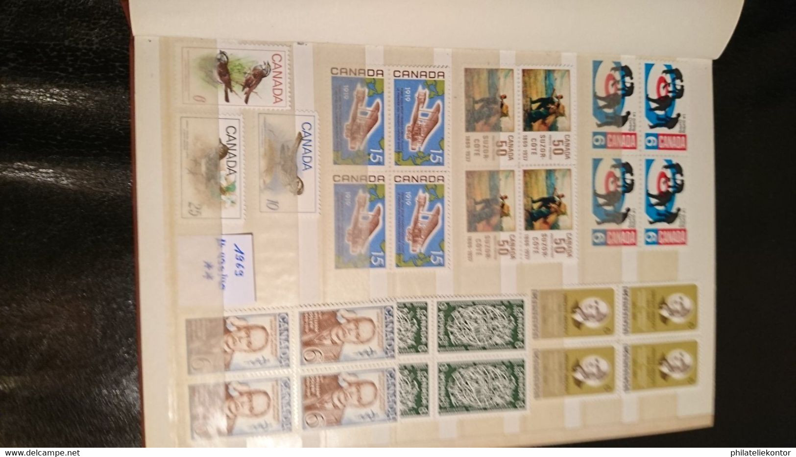 Sammlung Kanada 1969-1974 ** Meist VB+ZD - Vollständige Jahrgänge