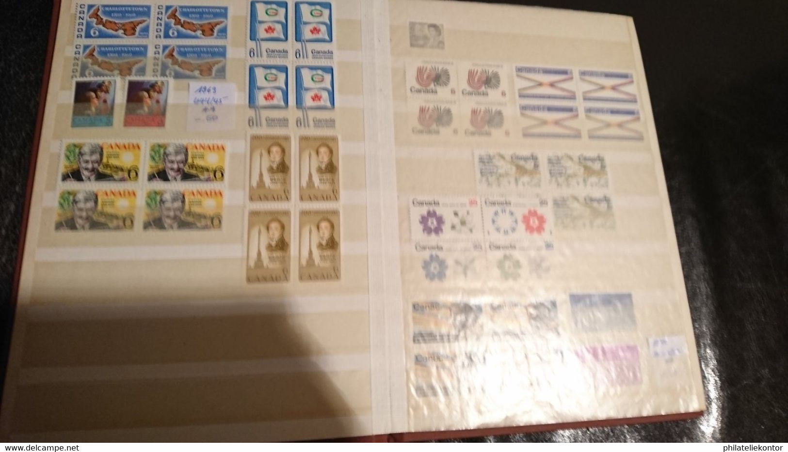 Sammlung Kanada 1969-1974 ** meist VB+ZD