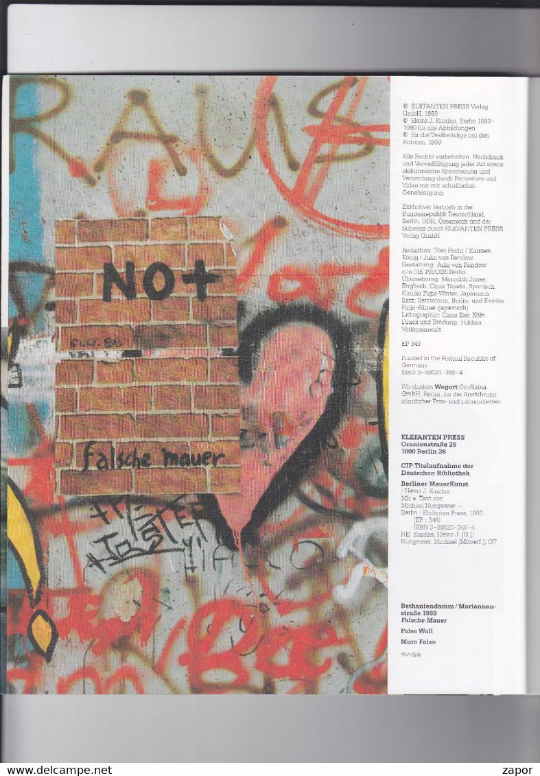 Berliner Mauer Kunst - Berlin Wall Art - Heinz J. Kuzdas - 1990 - Graphisme & Design