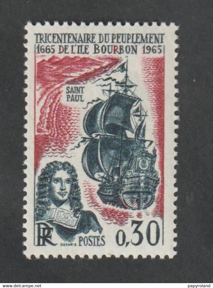 ANNÉE 1965 - N° 1461   - Tricentenaire Du Peuplement De L'Ile Bourbon      -  Neuf  Sans Charnière - Unused Stamps