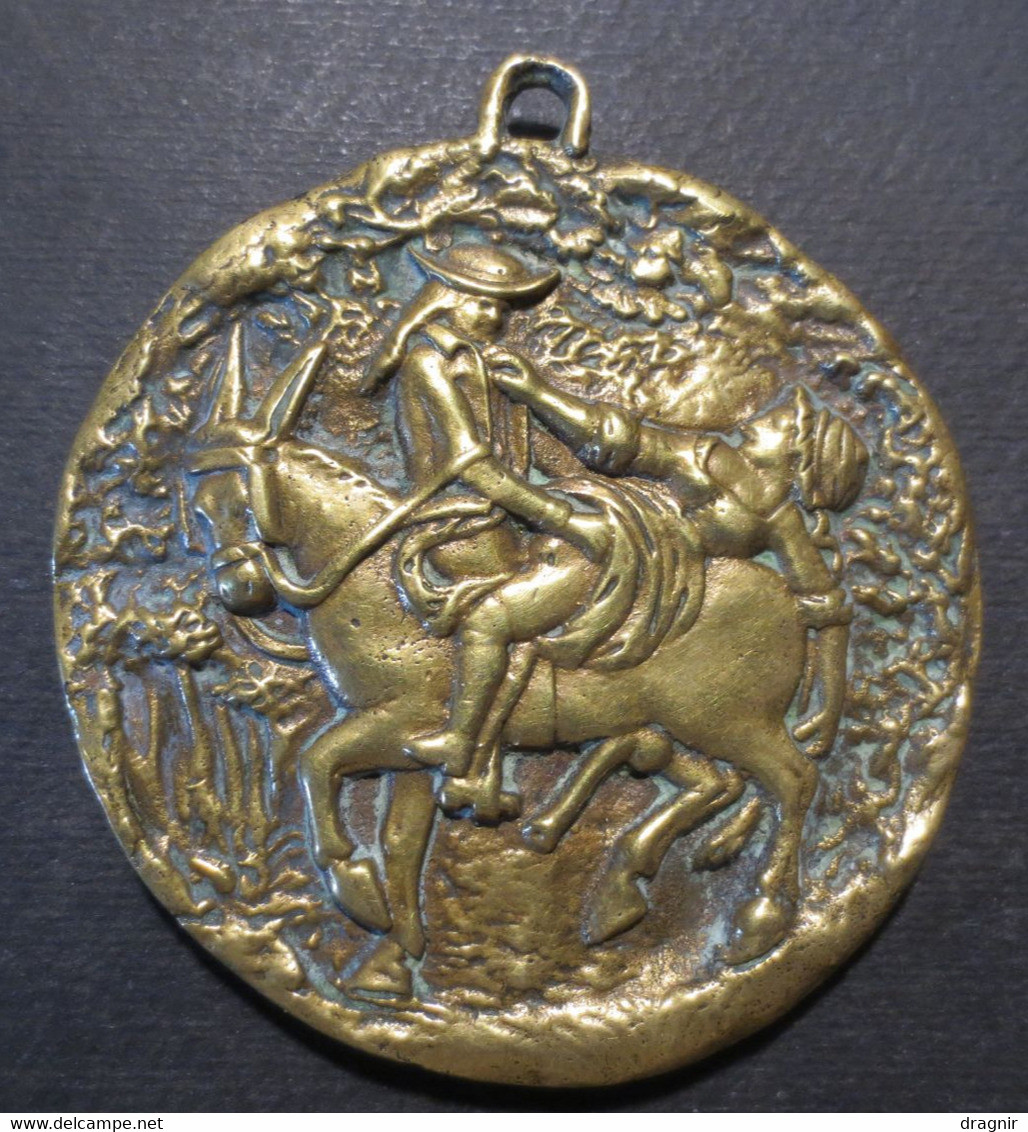 Médaillon Bronze - Scène Erotique - Napoléon III Empereur - Très Bon ètat Et Peu Courant - - Case Chiuse