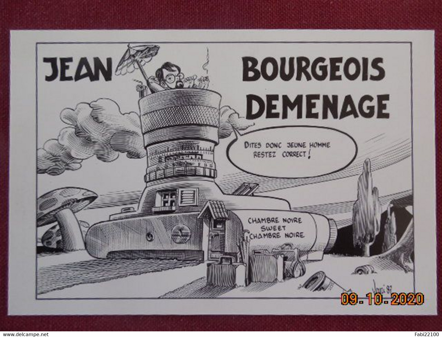 CPM GF - Illustrateur Bernard Veyri - "Jean Bourgeois Déménage" - Veyri, Bernard