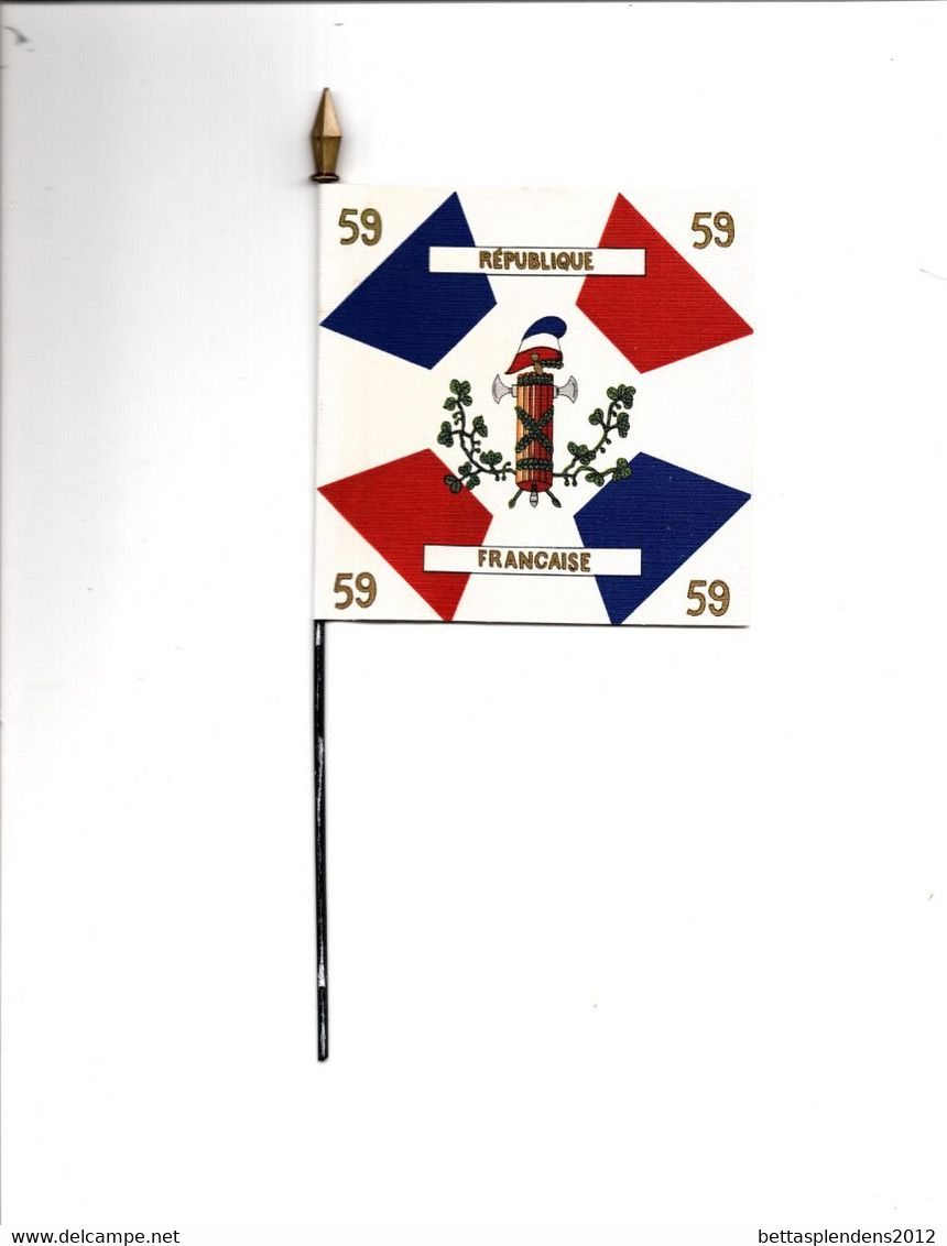 DRAPEAU -BOURGOGNE (devenu Le 59ème Rég.d'Infanterie) - Série Rubitracine Histoire De Drapeaux  N° 12 -Pub. Lab. ROUSSEL - Flags