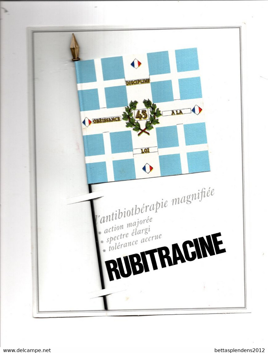 DRAPEAU -ROYAL DES VAISSEAUX (devenu Le 43ème Rég.d'Infanterie) - Série Rubitracine Histoire De Drapeaux  N°  08 - Bandiere