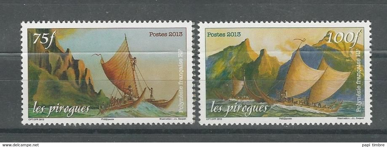 Polynésie Française - 2013 - N°1042/1043 ** - Nuevos