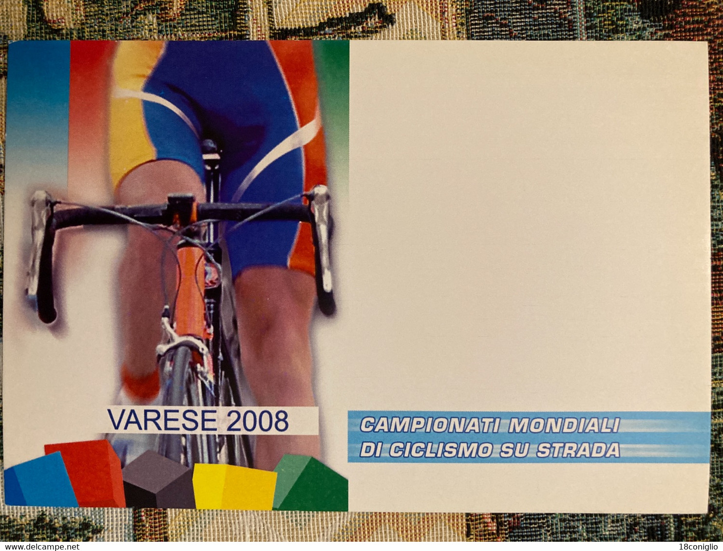 Varese 2008 Campionati Mondiali Di Ciclismo Su Strada 02. Non Viaggiata. - Wielrennen