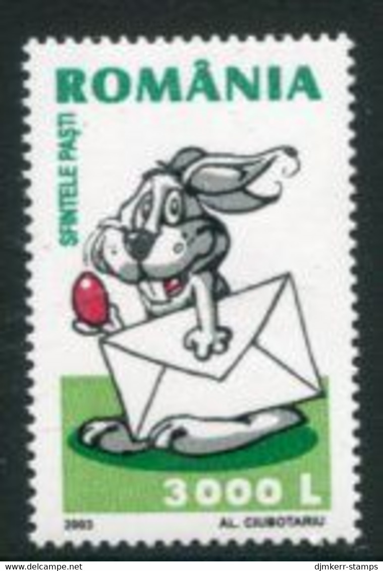 ROMANIA 2003 Easter MNH / **.  Michel 5728 - Unused Stamps