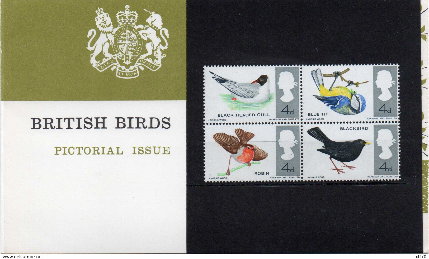 GREAT BRITAIN 1966 British Birds Presentation Pack - Presentation Packs