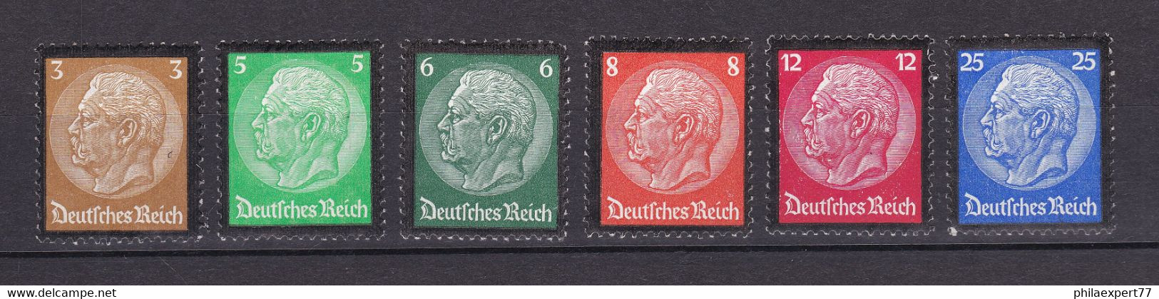 Deutsches Reich - 1934 - Michel Nr. 548/553 - Ungebr. - Ongebruikt