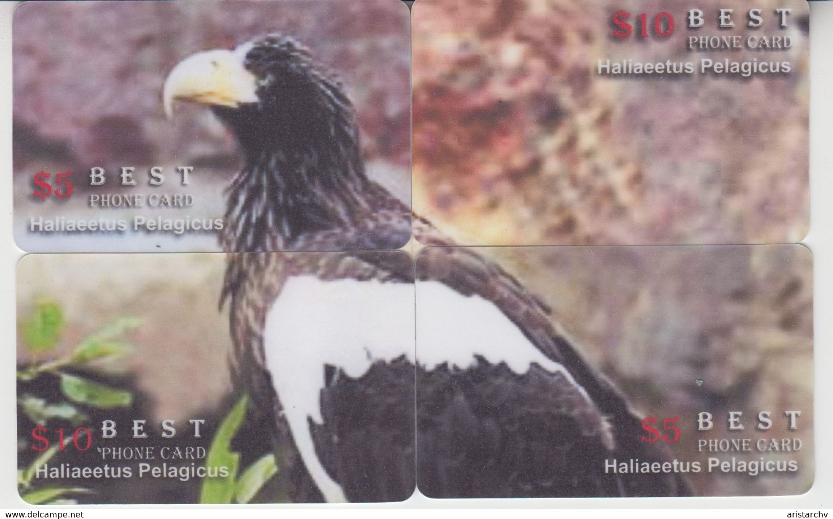 ISRAEL BIRD EAGLE 6 PUZZLES OF 24 CARDS - Aigles & Rapaces Diurnes