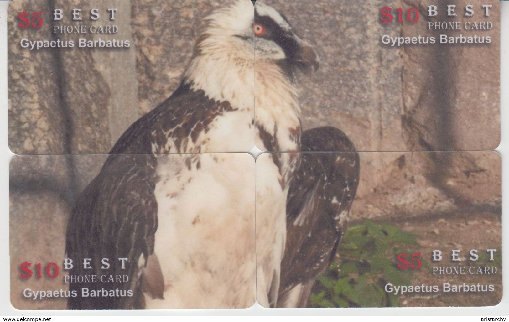 ISRAEL BIRD VULTURE 3 PUZZLES OF 12 CARDS - Eagles & Birds Of Prey