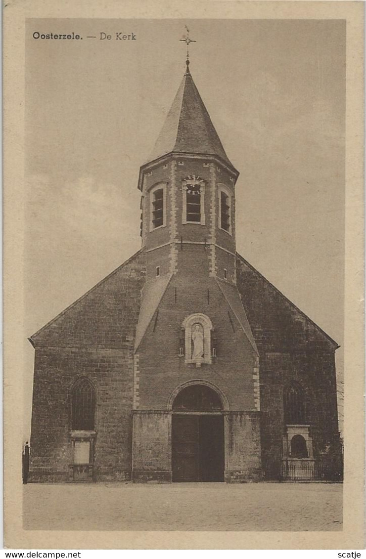 Oosterzele   -   De Kerk   -   Twee Kaarten - Oosterzele