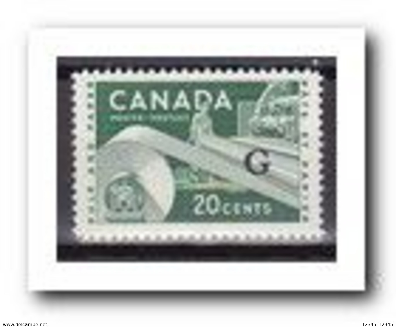 Canada 1956, Postfris MNH, Paper Industry - Aufdrucksausgaben