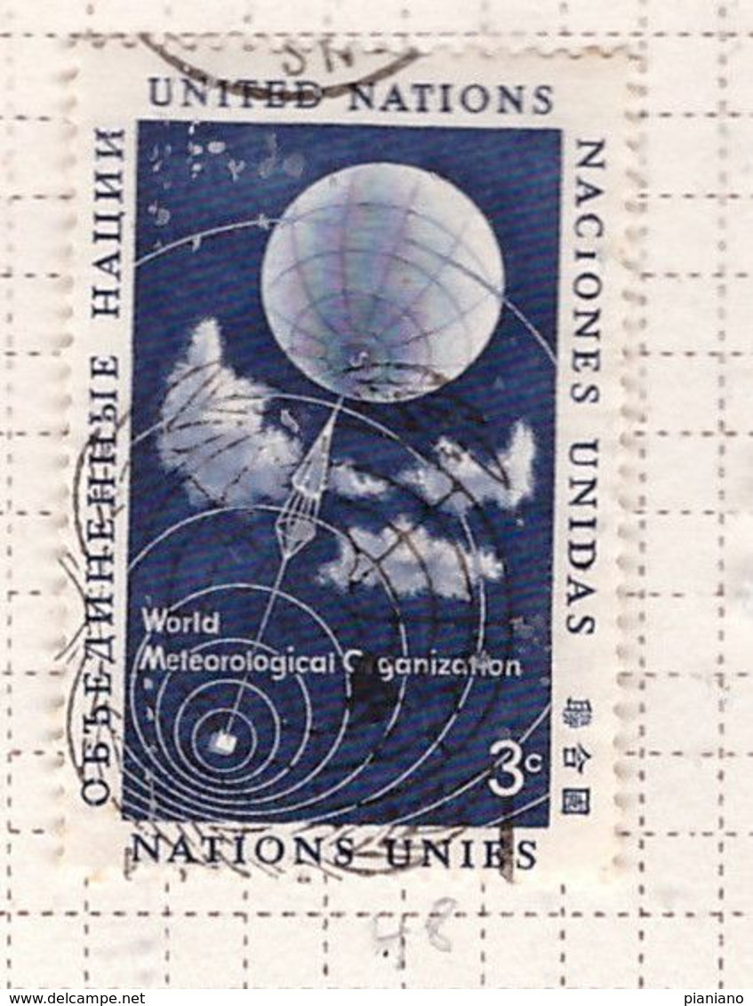 PIA - ONN - 1957 :  Organizzazione Meteorologica Mondiale -   (YV 48-49) - Usati