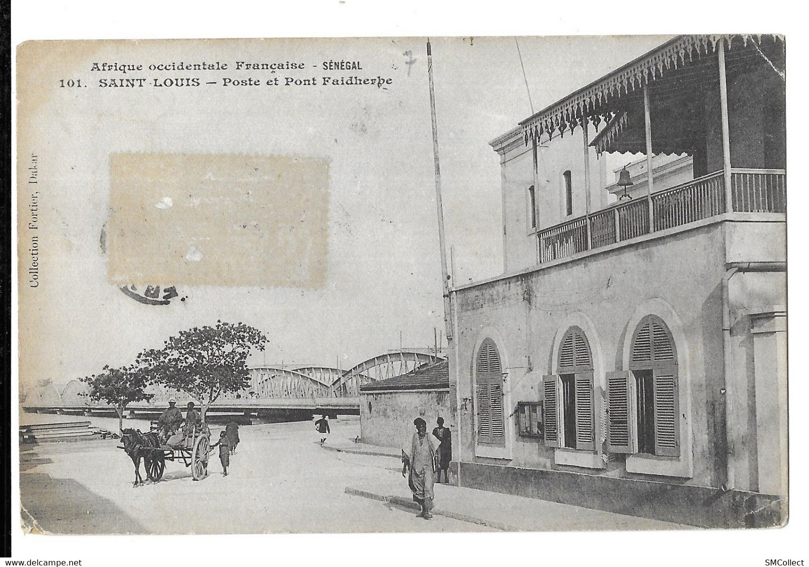 Sénégal, Saint Louis, Poste Et Pont Faidherbe (6498) - Senegal