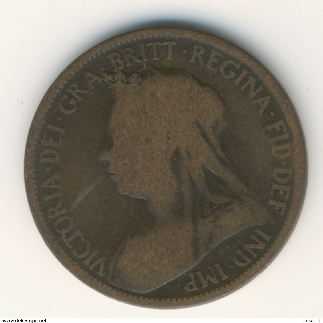 GREAT BRITAIN 1901: 1/2 Penny, KM 789 - C. 1/2 Penny
