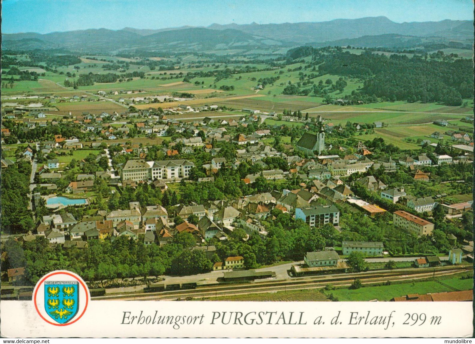 Luftaufnahme PURGSTALL An Der Erlauf / Niederösterreich - Purgstall An Der Erlauf