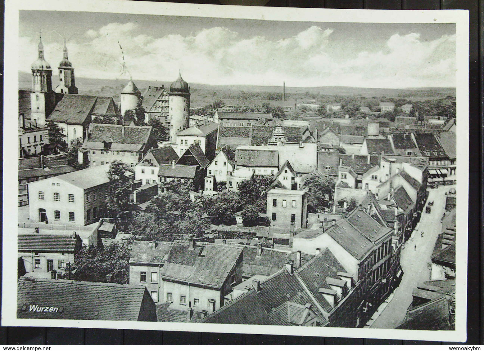 Ansichtskarte Von Wurzen (Zentrum) Vom 11.9.1951 In Sw Nach Dresden - Wurzen