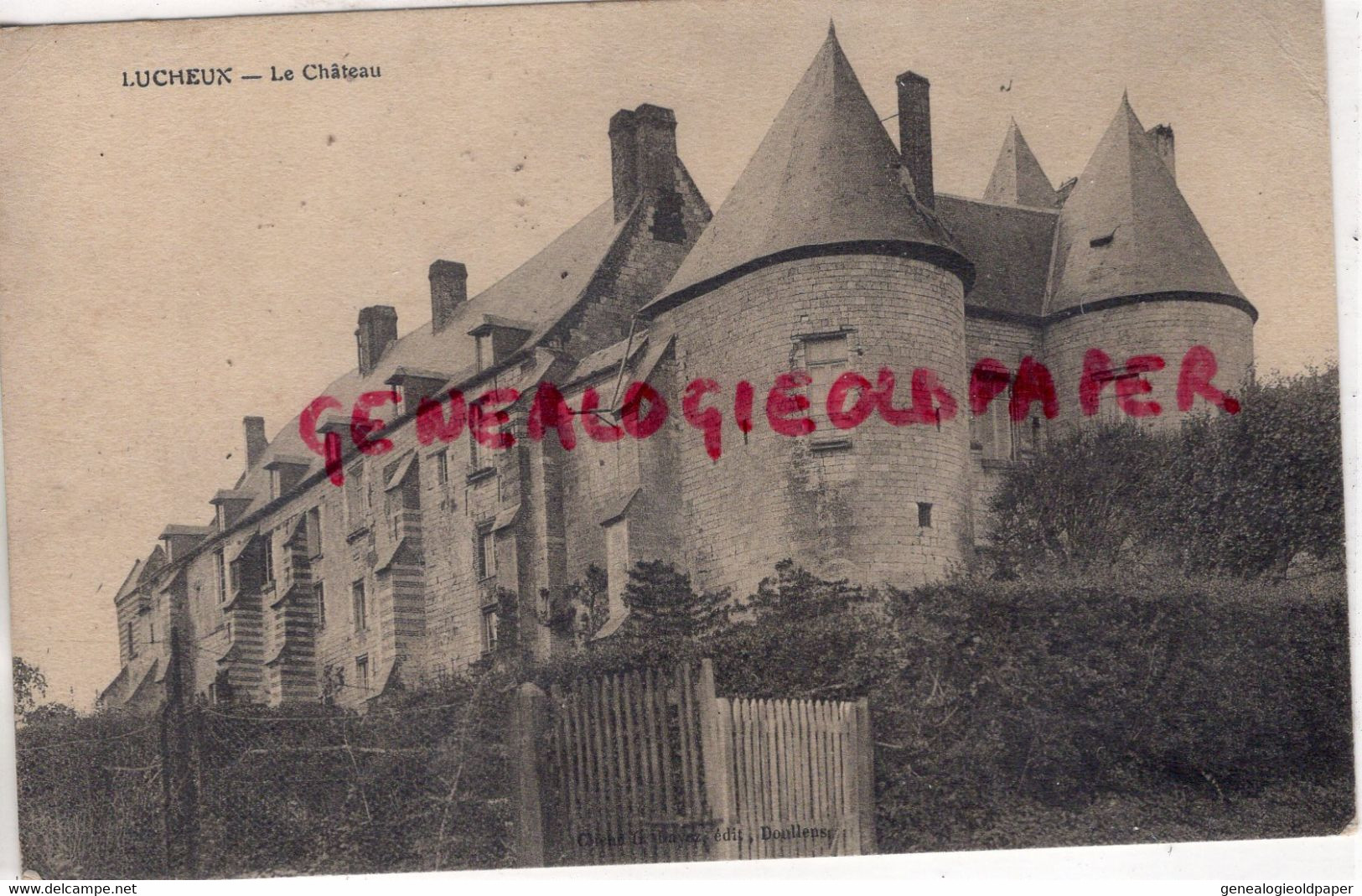 80- LUCHEUX - LE CHATEAU  SOMME 1914 - Lucheux