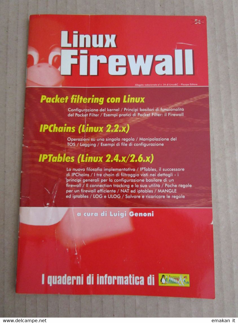 # LINUX FIREWALL / QUADERNI DI INFORMATICA - Informatica