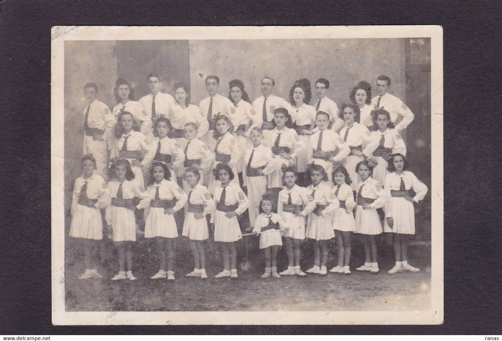 Photo Gard 30 Alès Grand Combe Voir Scan Du Dos L'élan Majorettes ? Troupe - Alès