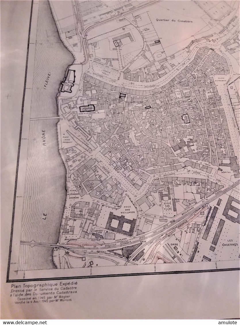 (13) Tarascon-  Cadastre 1945 (2) - Arquitectura