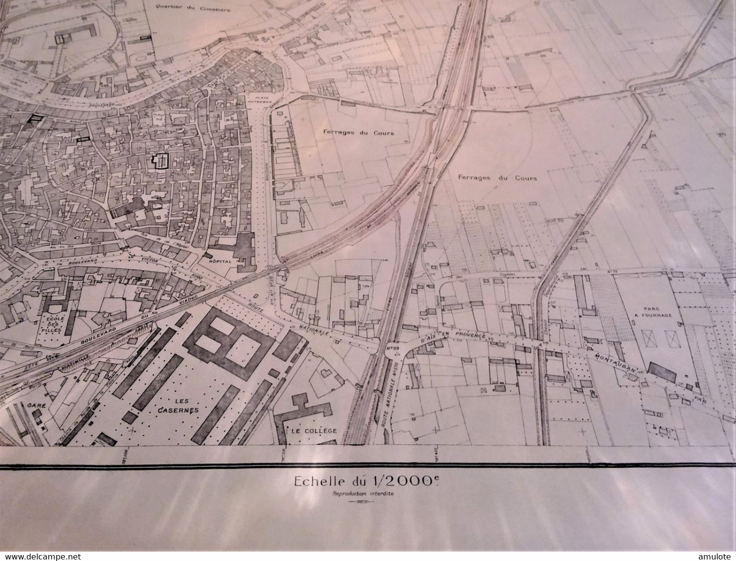 (13) Tarascon-  Cadastre 1945 (2) - Architecture