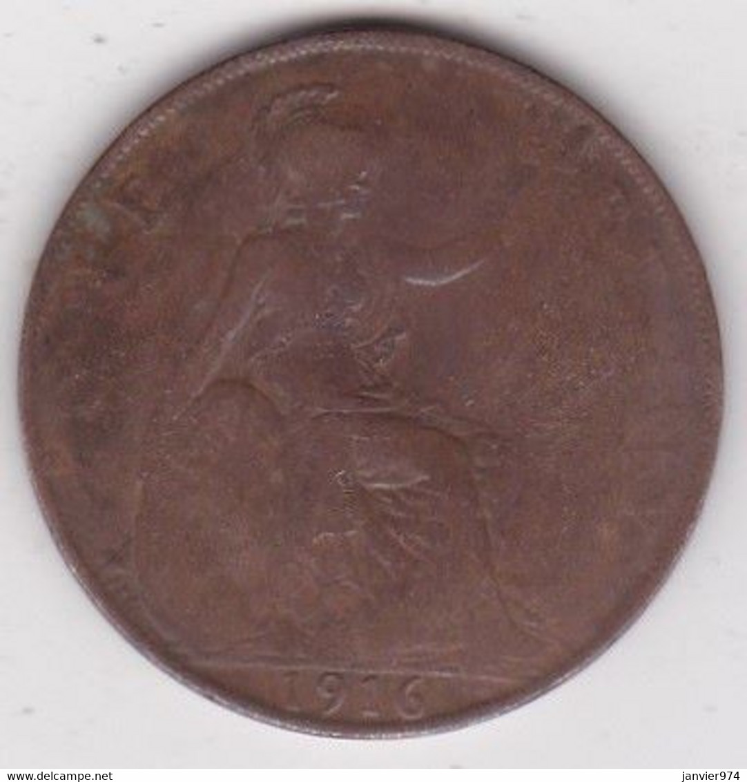 Grande-Bretagne. 1 Penny 1916. George V - D. 1 Penny