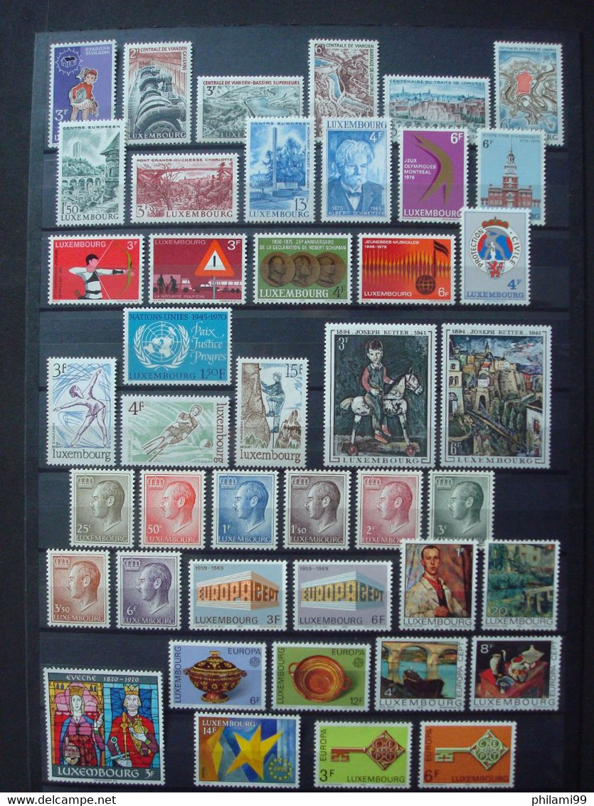 LUXEMBURG MNH** 3 SCANS - Collections