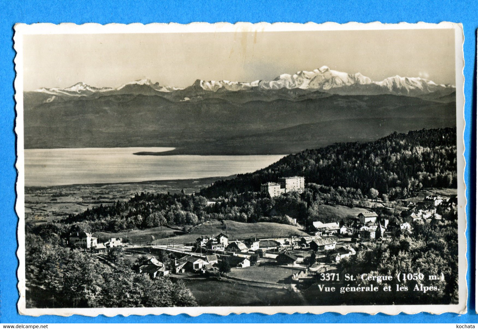 COVR1331, St-Cergue Et Les Alpes, 3371, Circulée 1945 - Saint-Cergue