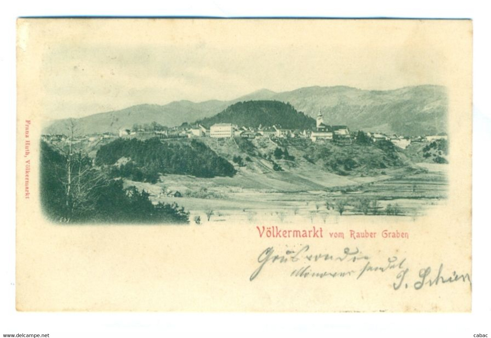 Völkermarkt Vom Rauber Graben, 1902, Velikovec, Kärnten, Koroška, Carinthia, Franz Huth, Complete, Jauntal, Podjuna - Völkermarkt