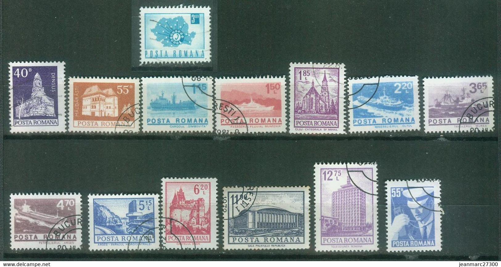 Roumanie 1970-1980  Lot 23 Obliteré - Other & Unclassified