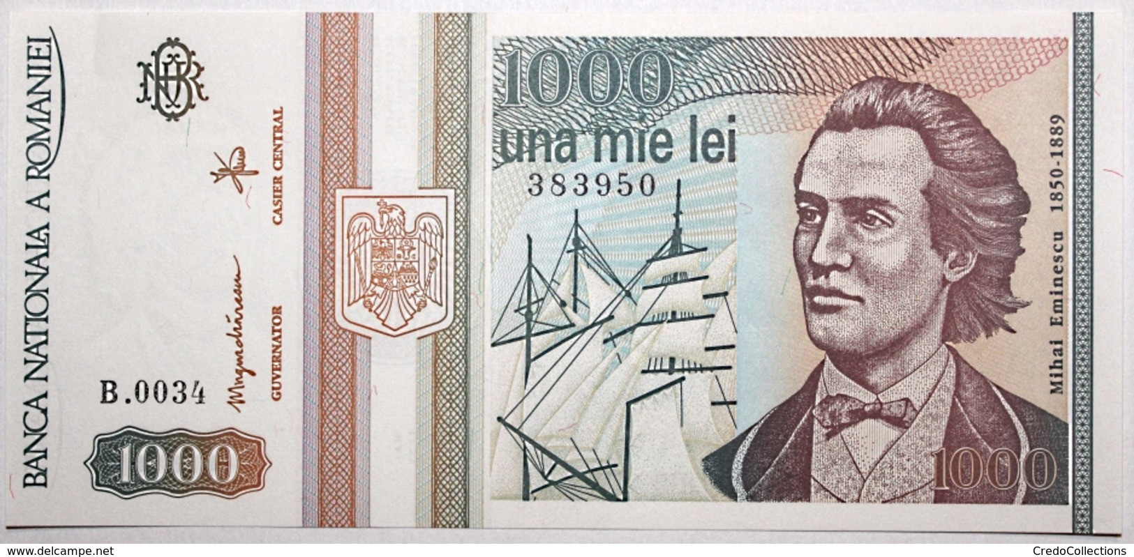 Roumanie - 1000 Lei - 1993 - PICK 102 - NEUF - Romania