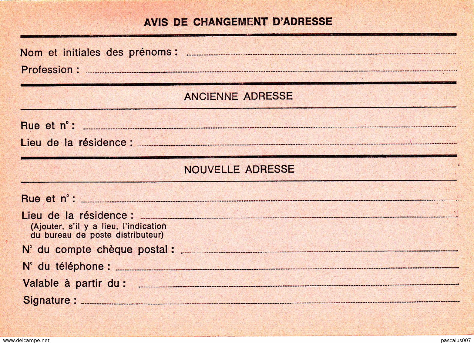 B01-198 AP - Entier Postal - Carte Postale Avis De Changement D'adresse N° 14 F - Chiffre Sur Lion Héraldique - 1 Fr Rou - Avis Changement Adresse