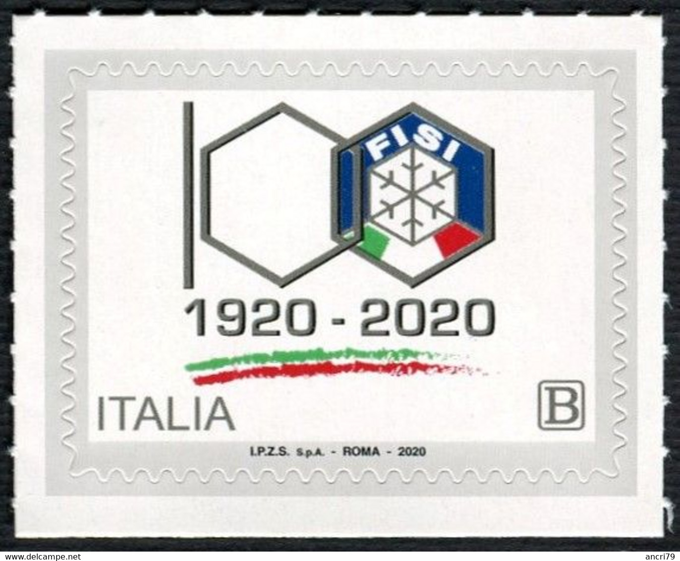 ITALIA 2020: 100° ANNIVERSARIO DELLA FONDAZIONE DELLA FEDERAZIONE ITALIANA SPORT INVERNALI - 2011-20: Neufs