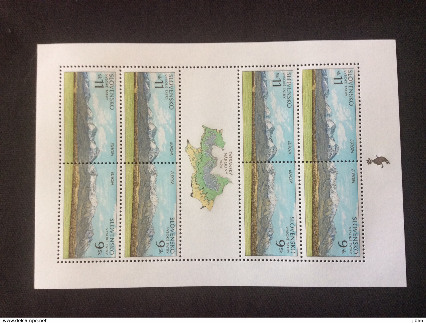 Bloc De 4x2 Timbres ** Europa 1999 Neufs YT 294/295 Parc National Des Hautes Tatras - Blocks & Sheetlets