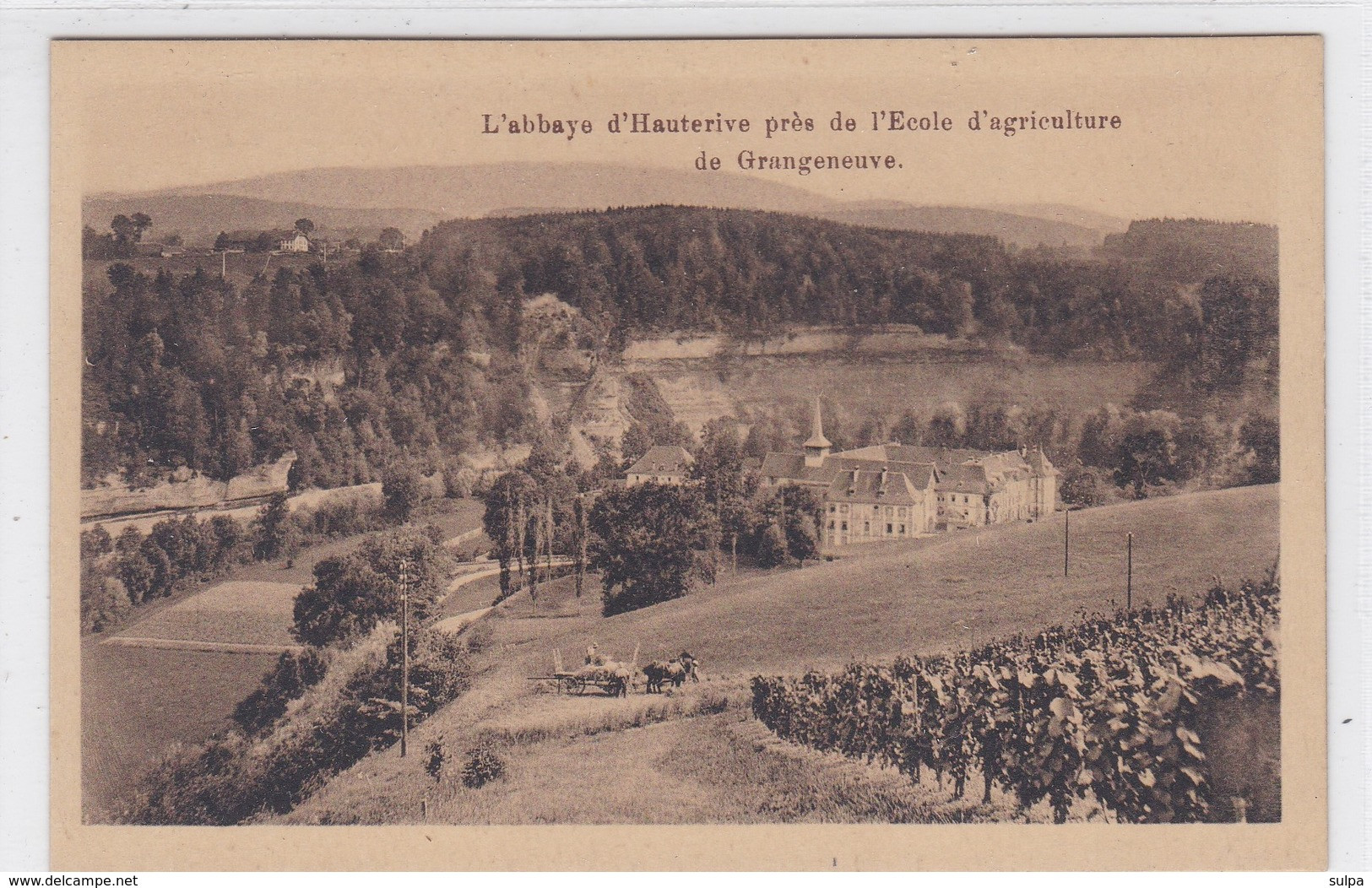 Posieux, Grangeneuve. Abbaye D'Hauterive Près De L'Ecole D'agriculture. - Hauterive