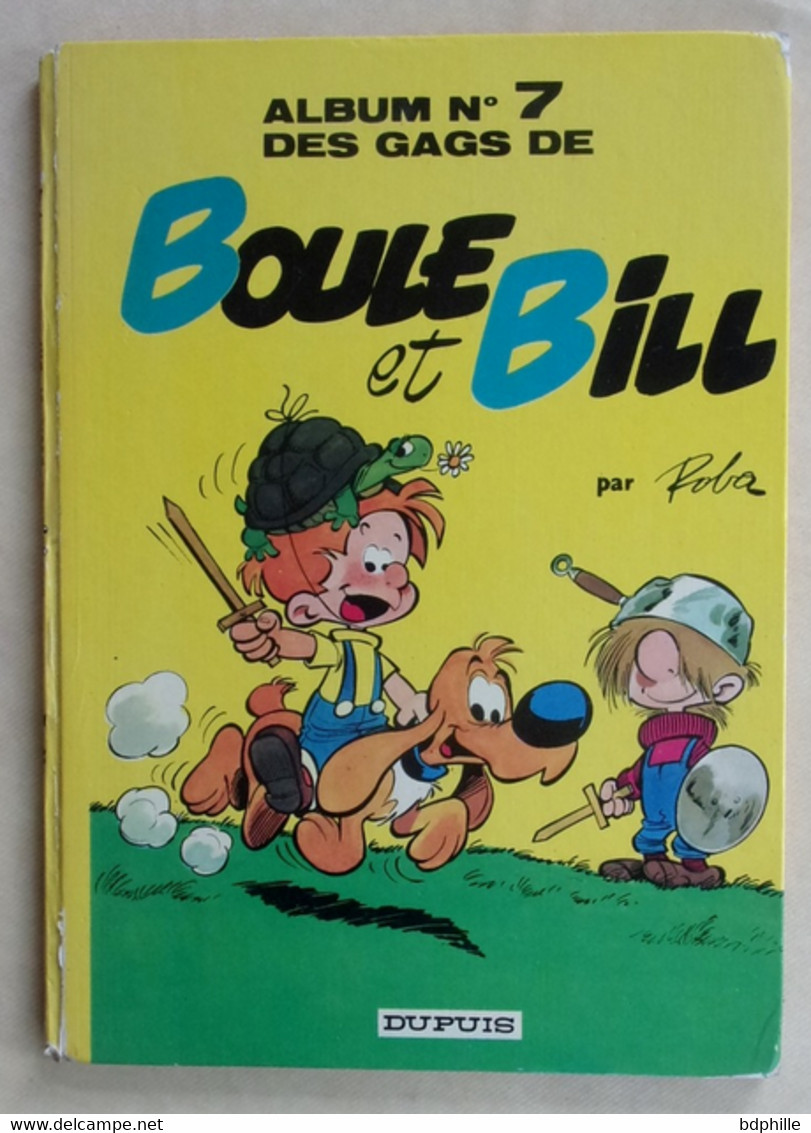 Boule Et Bill 7 Dos Rond 1973 - Boule Et Bill