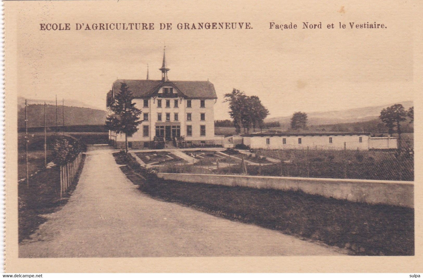 Posieux, Grangeneuve. Ecole D'agriculture. Façade Nord Et Le Vestiaire - Posieux