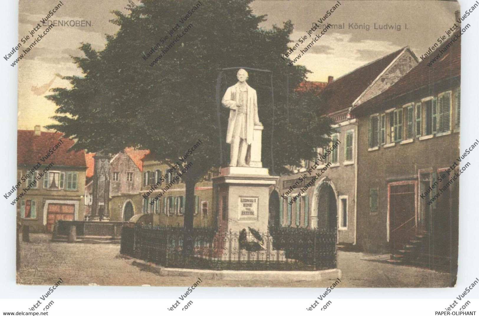 6732 EDENKOBEN, Denkmal König Ludwig I. - Edenkoben