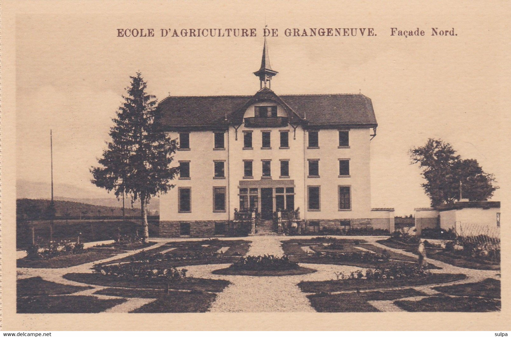 Posieux, Grangeneuve. Ecole D'agriculture. Façade Nord - Posieux