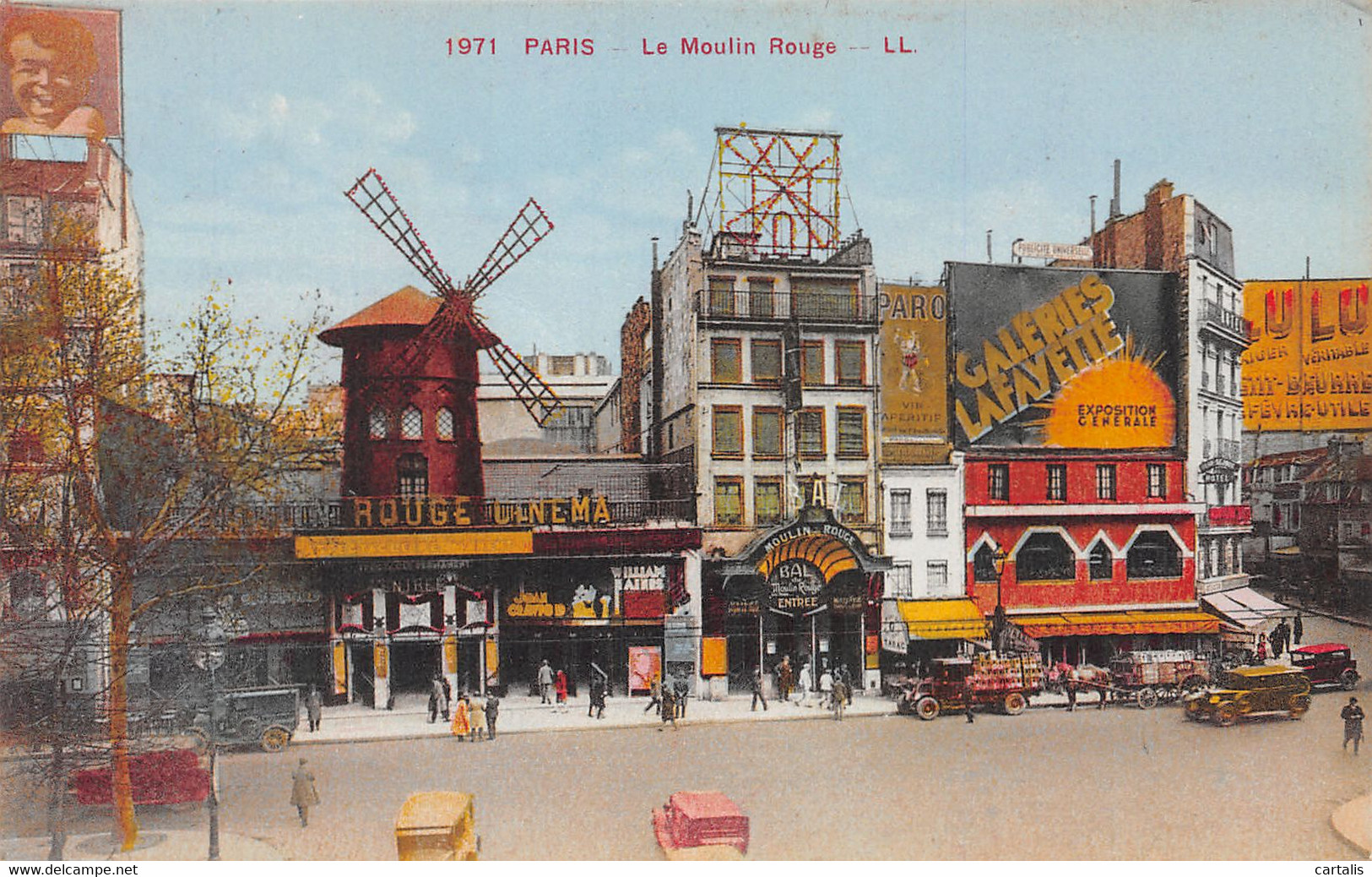 75-PARIS LE MOULIN ROUGE-N°4062-F/0371 - Andere & Zonder Classificatie