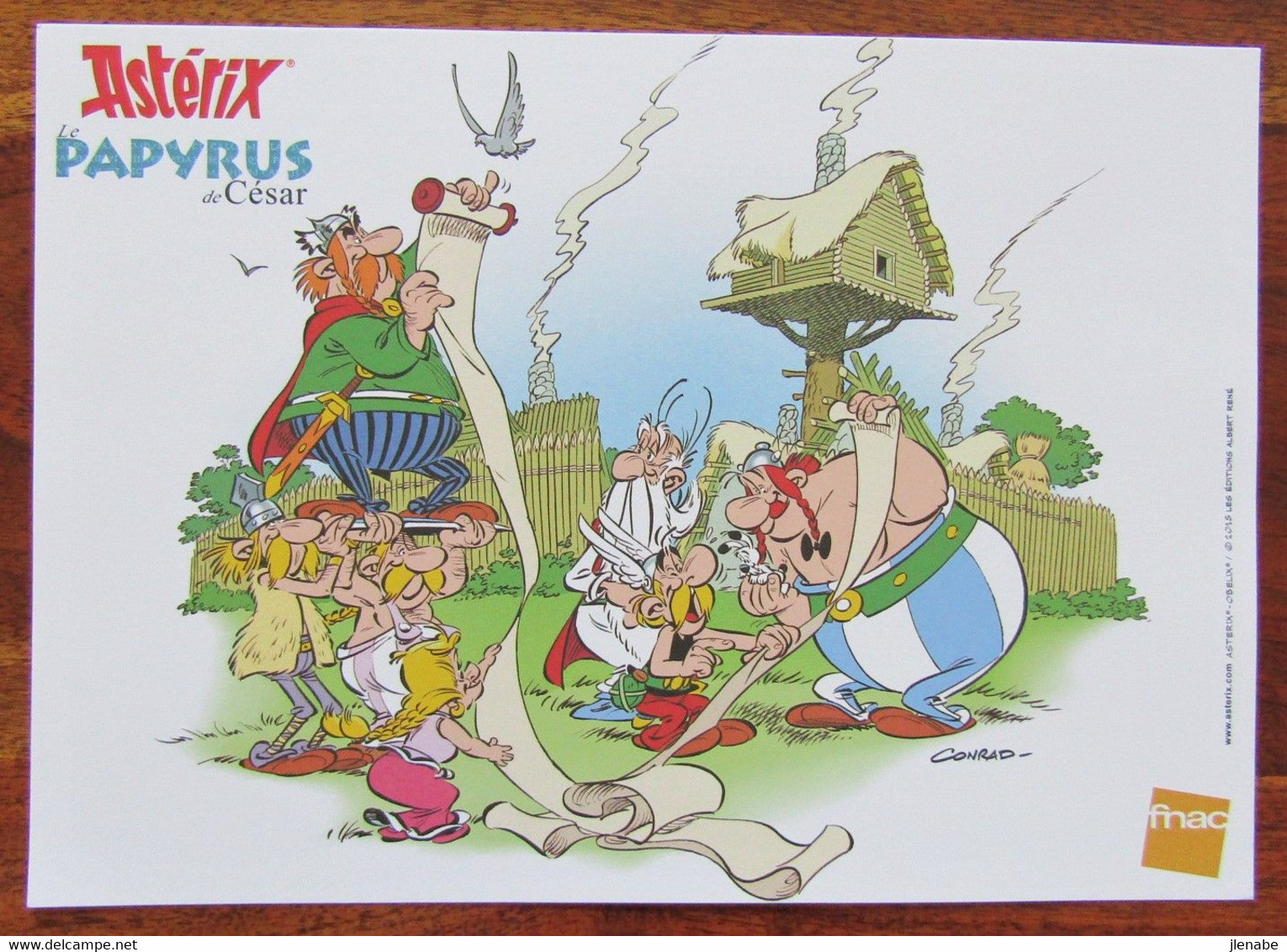 Ex Libris Asterix Le Papyrus De César 2015 Par Conrad - Illustratori A - C