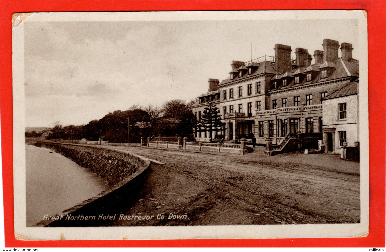 NORTHERN IRELAND  CO DOWN ROSTREVOR  GREAT NORTHERN HOTEL RP Pu 1914 - Down