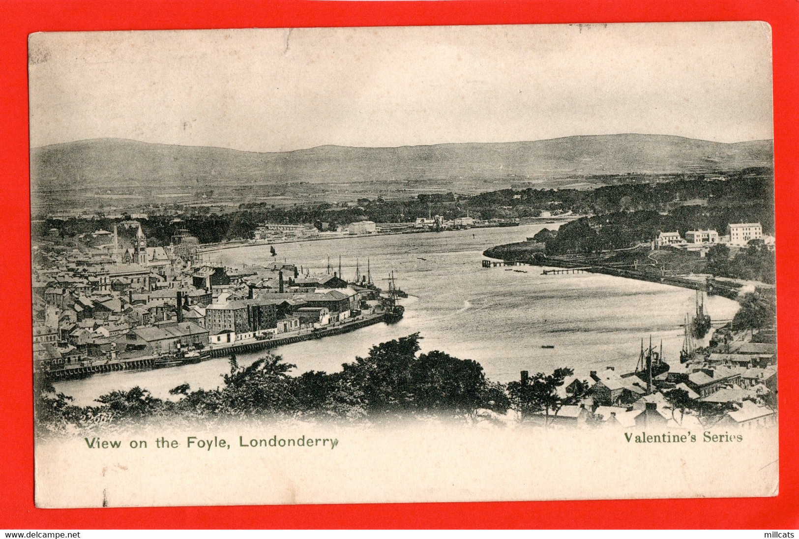 NORTHERN IRELAND LONDONDERRY   VIEW ON THE FOYLE Pu 1907 - Londonderry