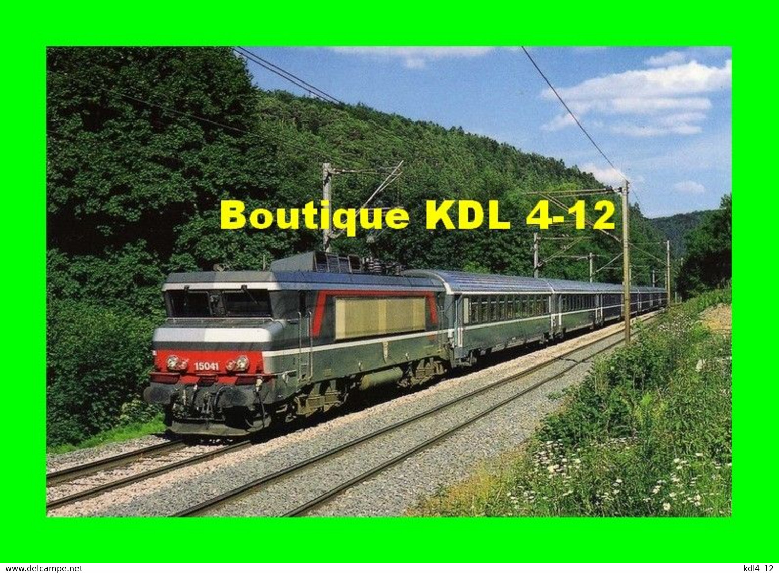 RU 0367 - Train - Loco BB 15041 Vers ARZVILLER - Moselle - SNCF - Arzviller